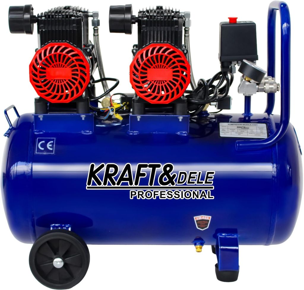Bezolejowa sprężarka powietrza 50 l, 230 V, 3000 W, 8 bar, Zdjęcie produktu 