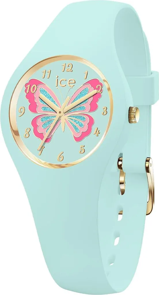 Montre analogique pour enfant en silicone turquoise : confort et sport