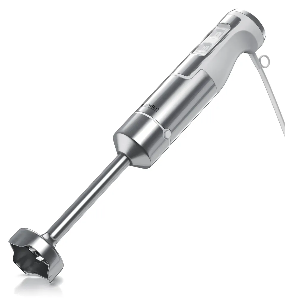 Mixeur à main Arendo MANO inox blanc avec variateur de vitesse électronique