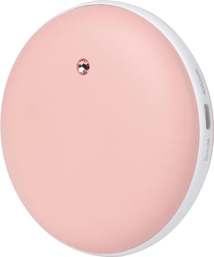 Chauffe-mains USB rose format mini, chauffage rapide et design mignon