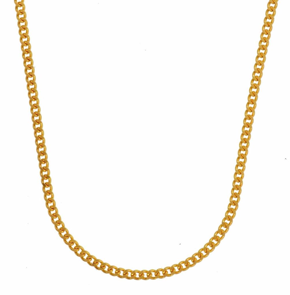 Goldkette Panzerkette Länge 60cm - Breite 1,2mm - 585-14 Produktbild 