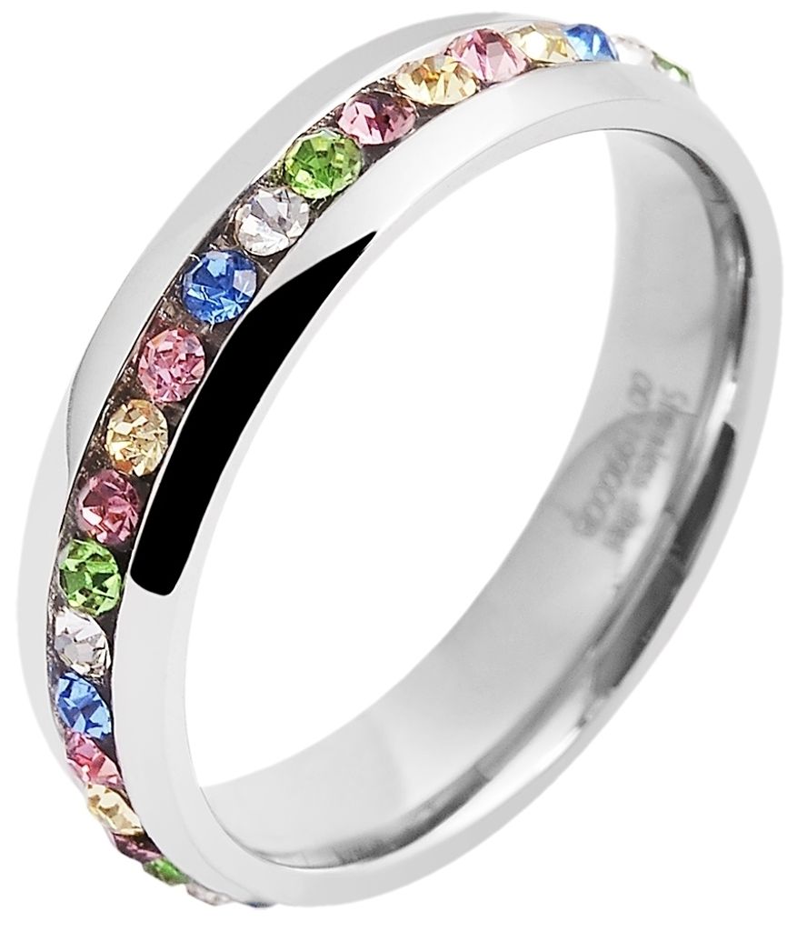 Akzent Damen-Ring aus Edelstahl