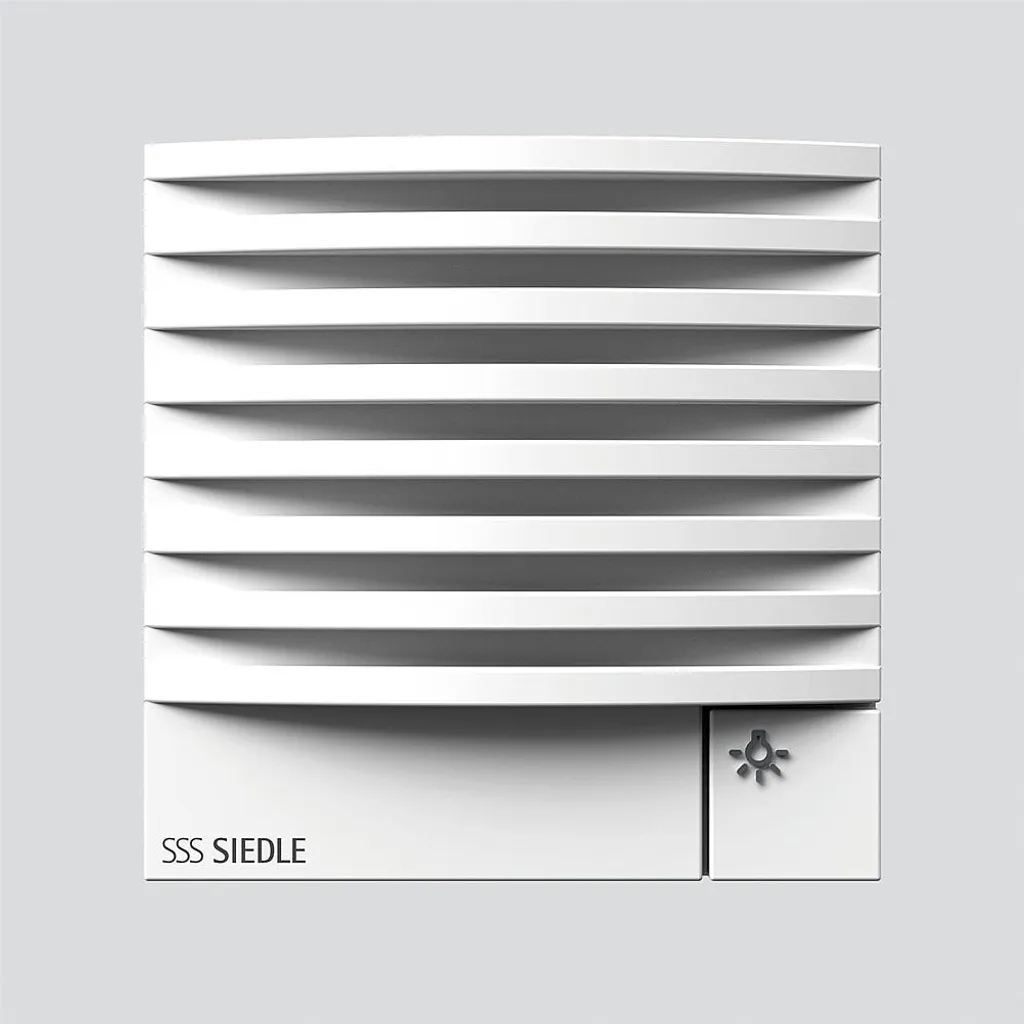 Interphone Siedle TLM 612-02 Blanc : Module Micro pour Porte d'Entrée
