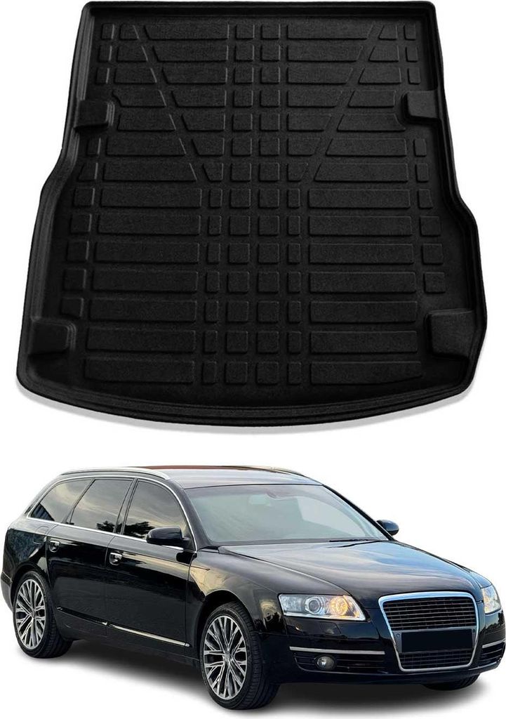 Kofferraumwanne Laderaumwanne für Audi A6 Avant Allroad C6 2004-2011 Gummi TPE