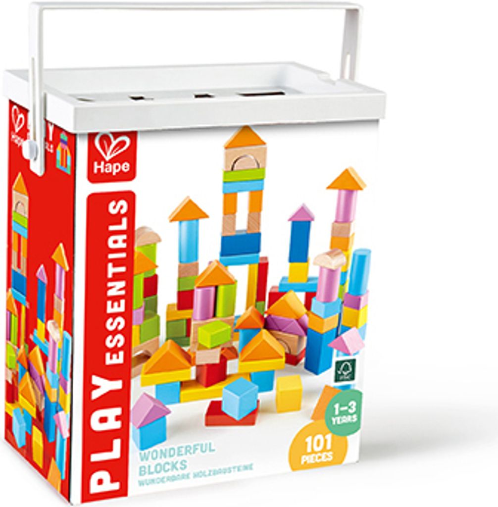 Hape Nádherné drevené stavebnice - 101 dielov Obrázok produktu 9