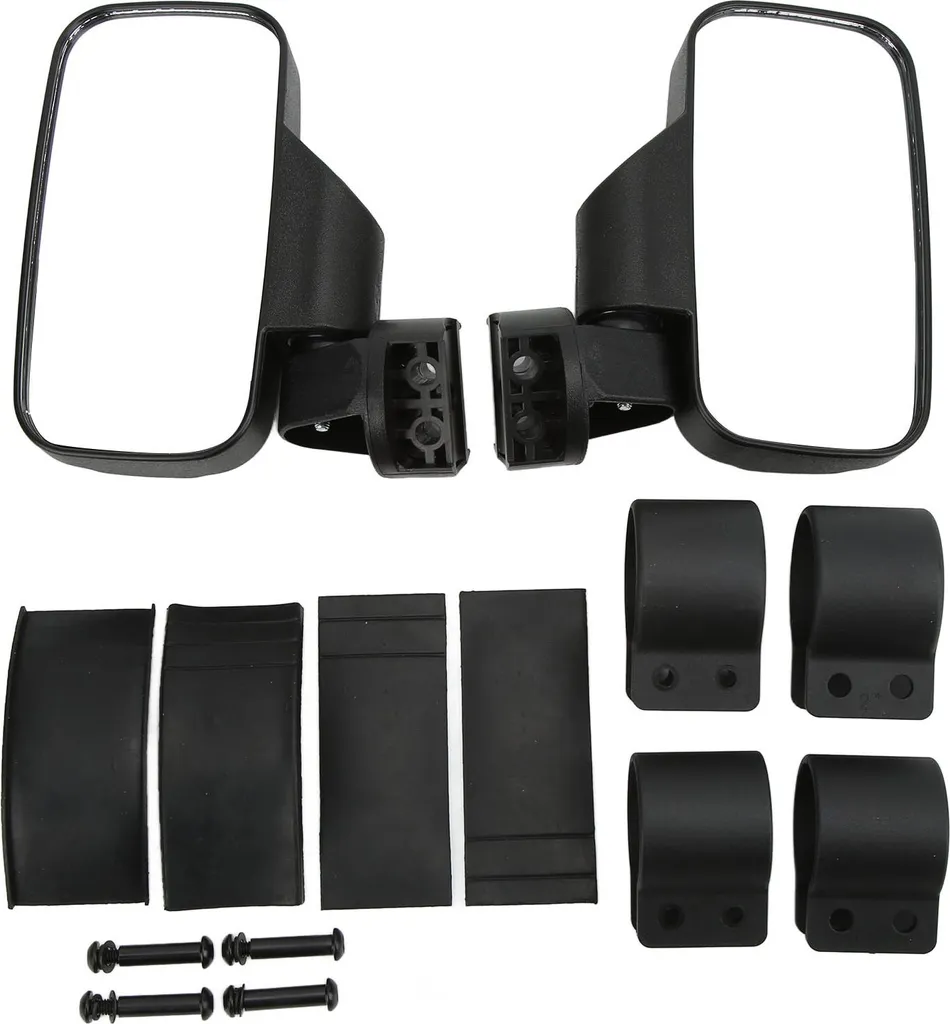 Rétroviseur convexe noir 1,75" antichoc pour Polaris RZR et SSV