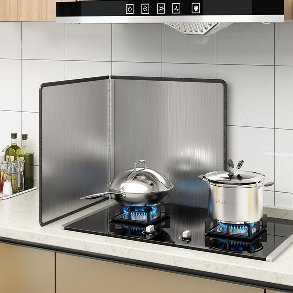 Spritzschutz Küchenrückwand 1 Stück, Edelstahl 304, Produktbild 