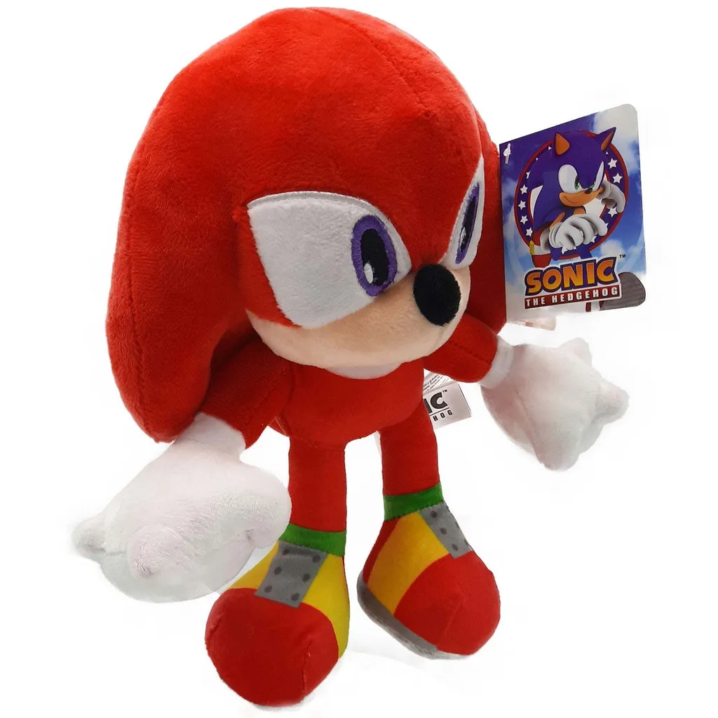 Doudou Peluche Knuckles 30 cm pour Enfant et Collectionneur Sonic
