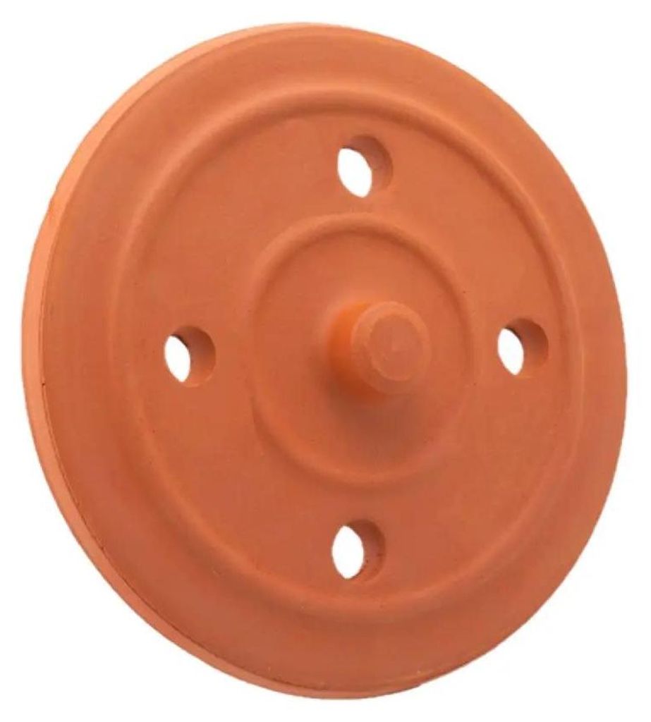 Plaque à dolma en terre cuite ronde 20 cm, passages vapeur Image du produit 