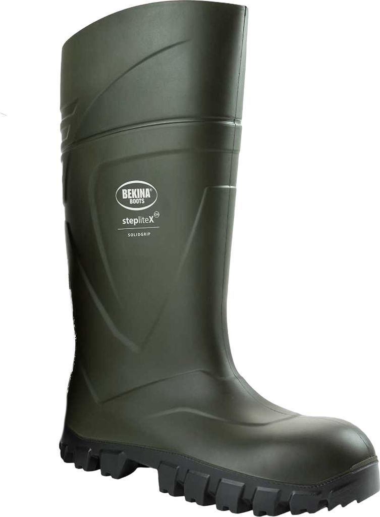 Bekina - Herren/Damen Unisex Gummistiefel "StepliteX Solidgrip O4" TL6095 (43 EU) (Grün/Schwarz)