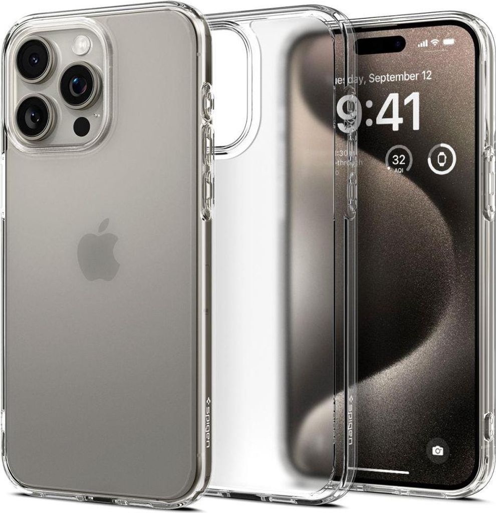 Spigen ACS06567, Cover, Apple, iPhone 15 Pro Max, 17 cm (6.7"), Grün