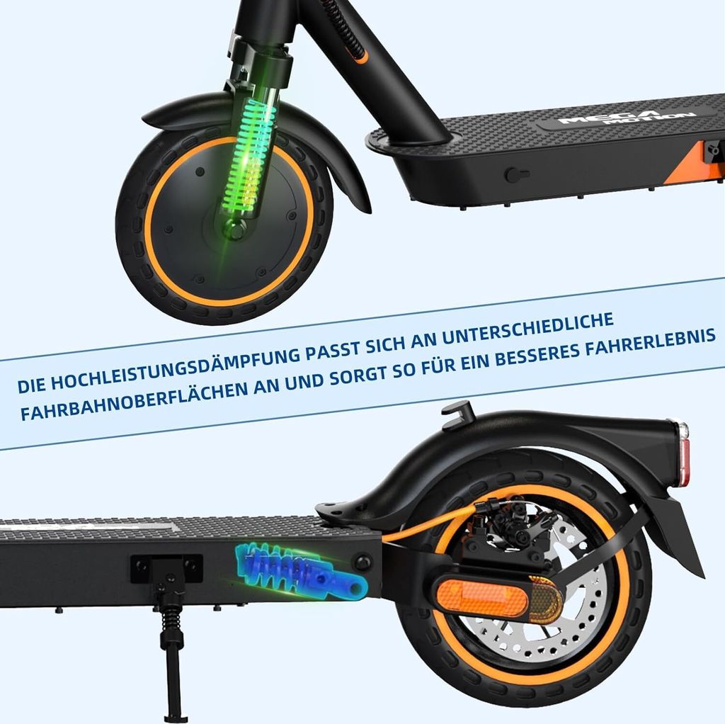 MEGA MOTION Elektroscooter E-Scooter mit Straßenzulassung Produktbild 11