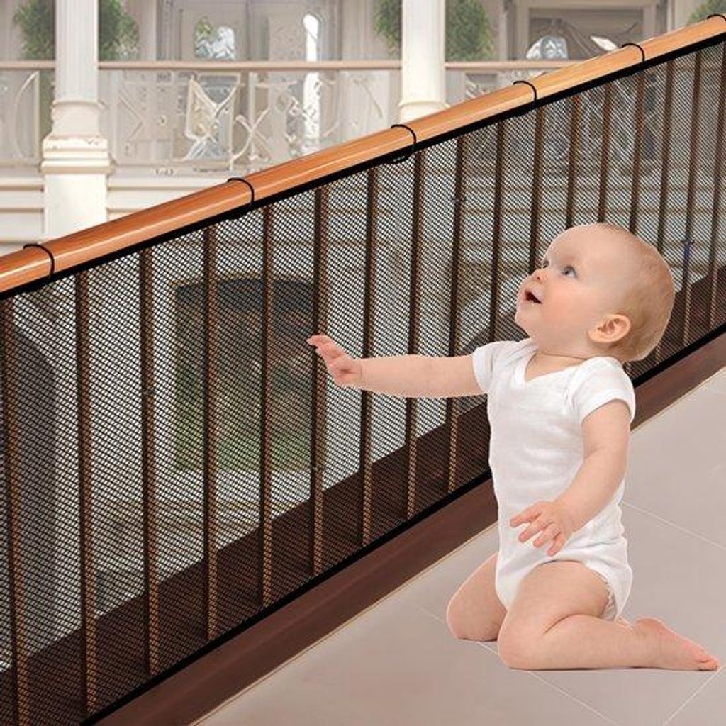 Uniqoos® Bezpečnostná sieť 300 x 90 cm – Ochranná sieť pre Obrázok produktu 