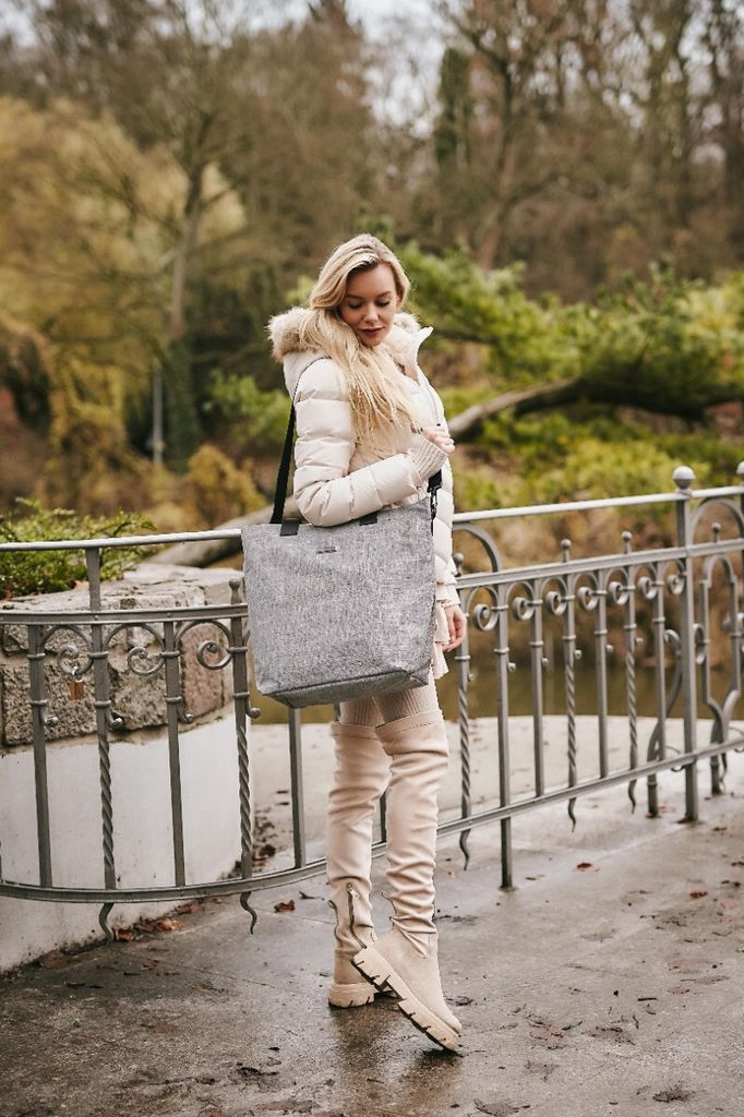 Zagatto Qualität Shopper Tasche für Frauen große 34L Nero Produktbild 6