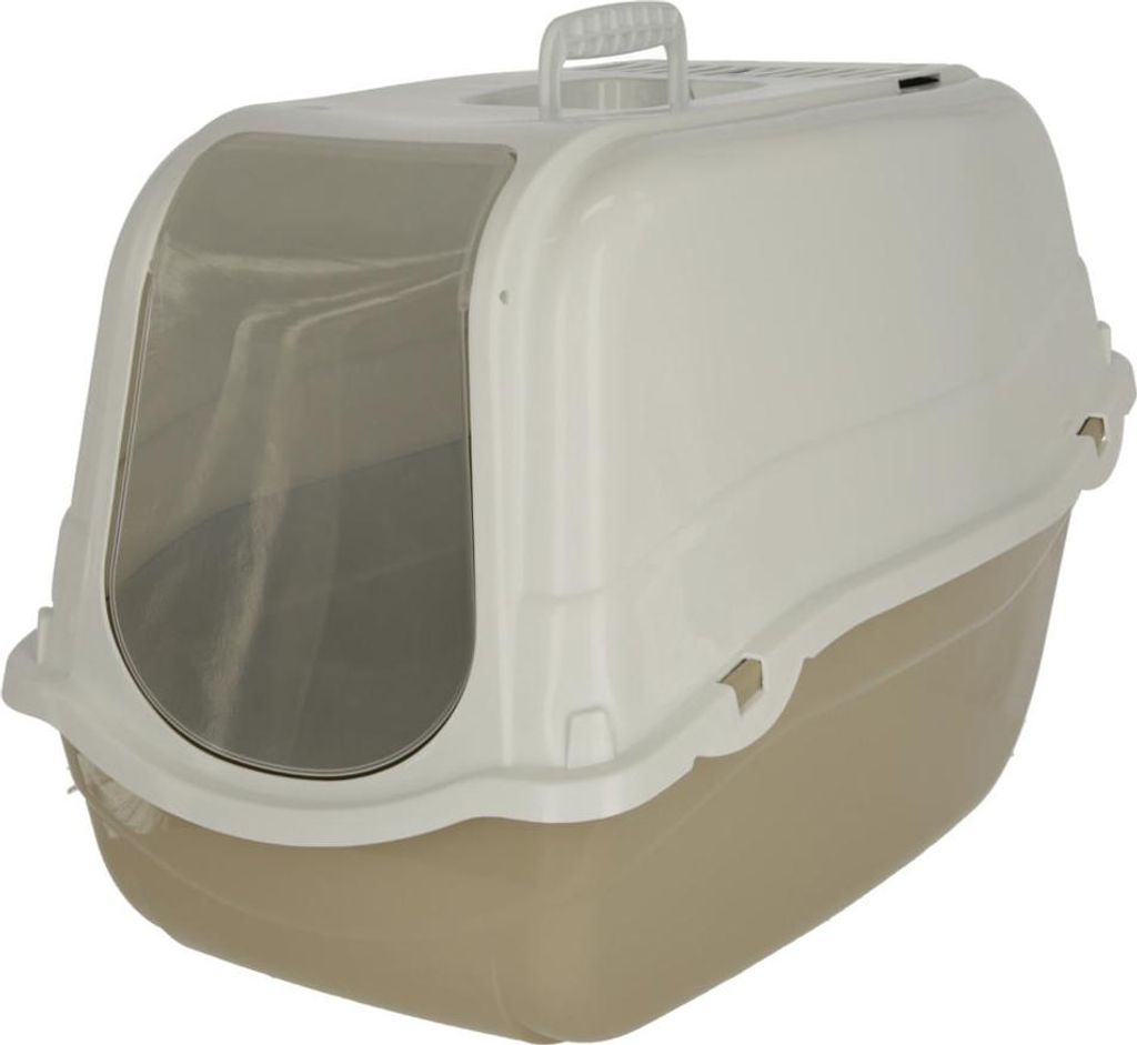 Katzentoilette Minka, Taupe/Creme, 57x39x41cm Produktbild 