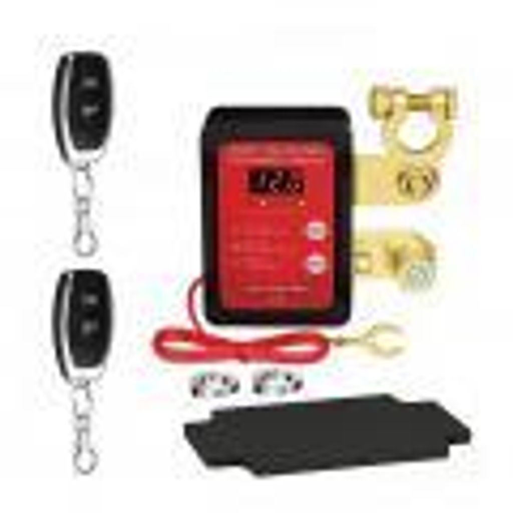 Batterietrennschalter für PKW 12 V/24 V mit LCD-Display, Smart Guard, ferngesteuert/manuell