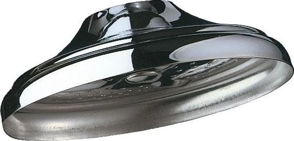 Pommeau Delabie plafond G1/2 chrome D80 : solution douche durable fixe