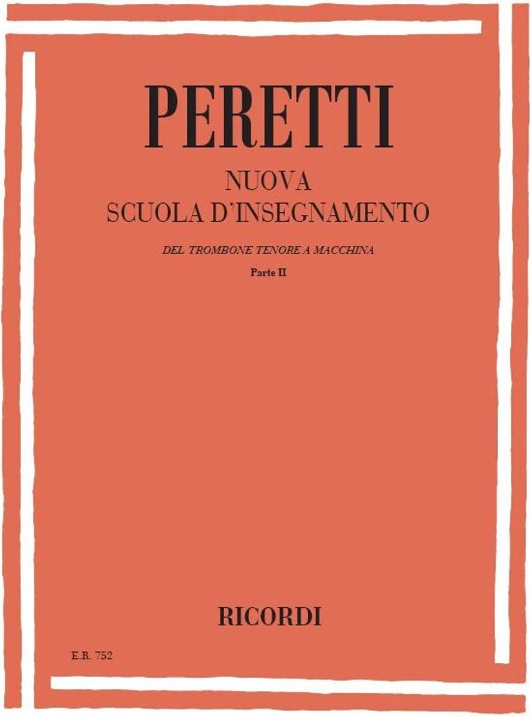 Nuova scuola d'insegnamento del trombone tenore a macchina vol.2