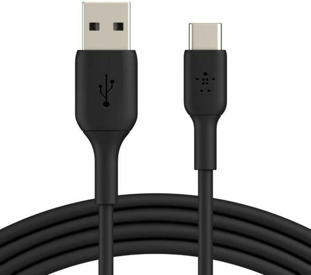 Belkin BOOST CHARGE USB-C/USB-A Kabel, PVC, 1m, schwarz Produktbild 