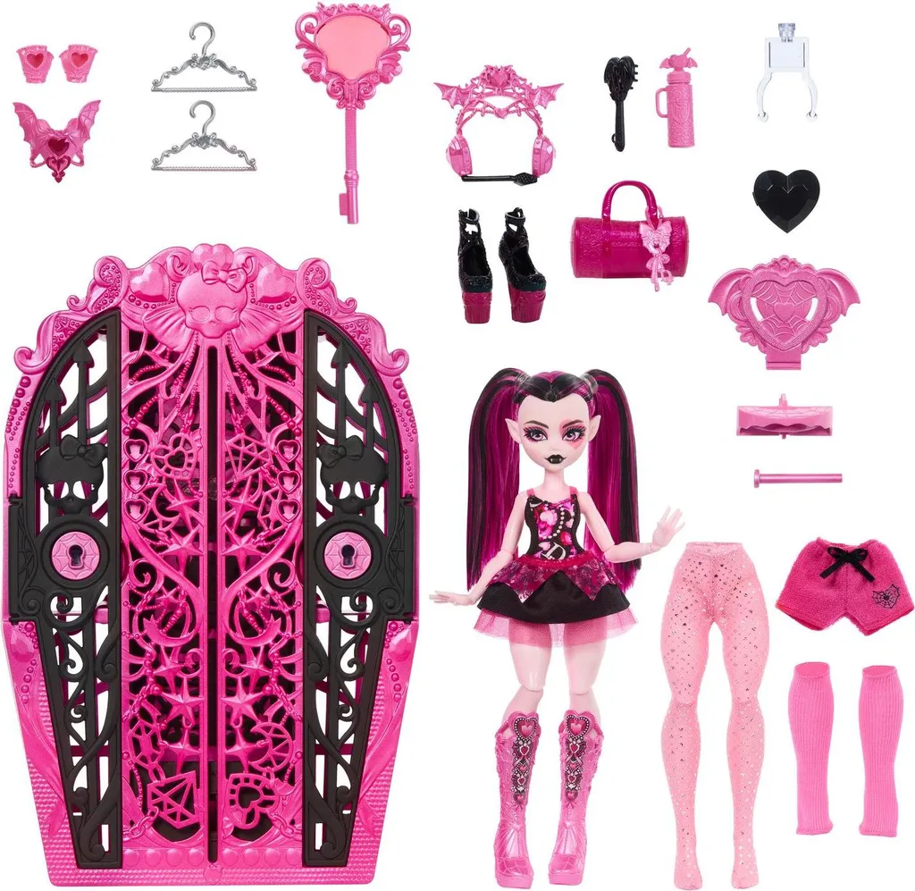 Poupée mannequin Monster High avec dressing et accessoires HXH84 - 7