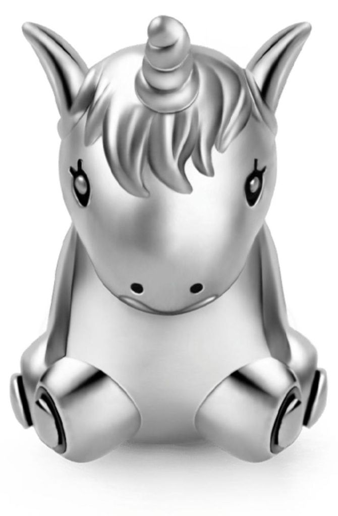 Gnoce Charm Einhorn FSC102 Silber Produktbild 