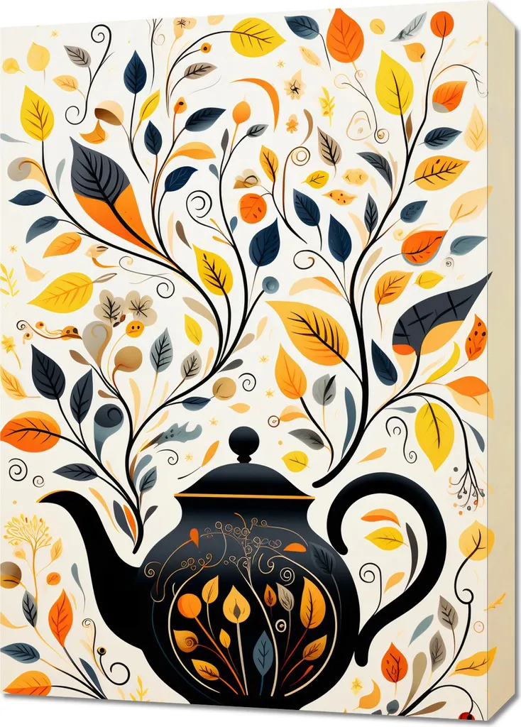 Habillez vos murs vides avec le tableau Mélodie automnale 50 x 70 cm
