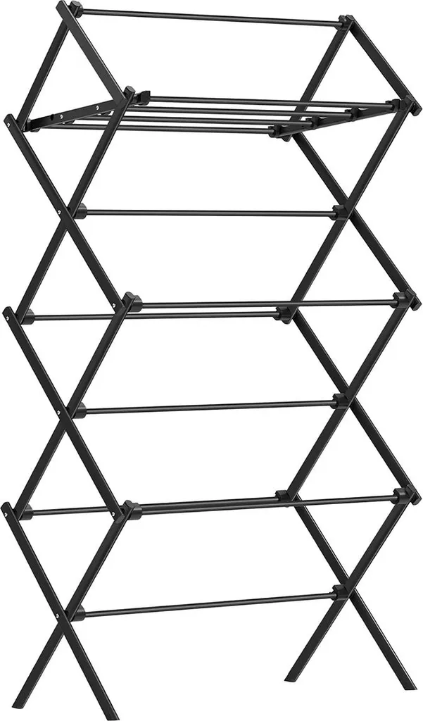 Portant à vêtements en métal résistant avec structure autoportante