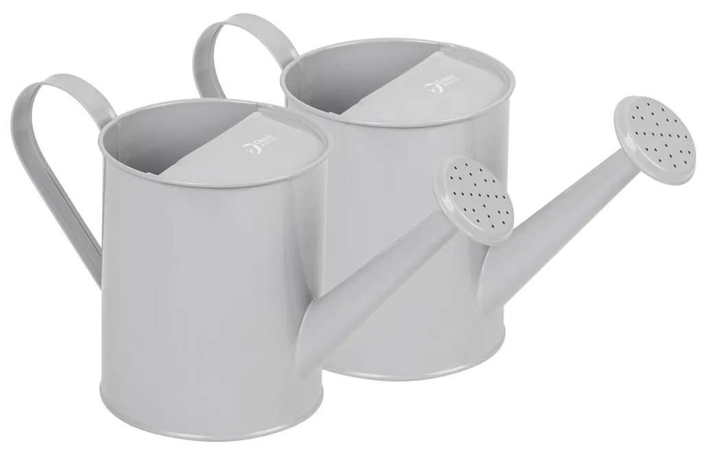 Arrosoirs en Métal Durable - Lot de 2 pour Finir avec le Plastique