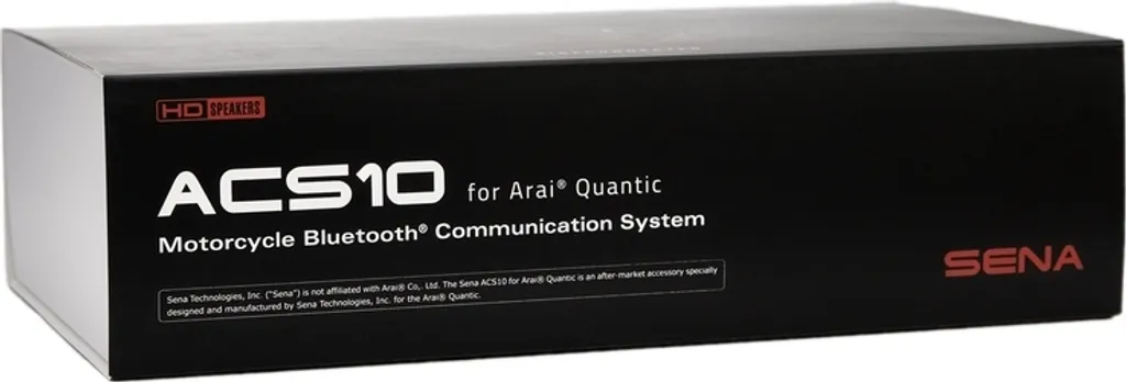 Sena ACS10 Système Bluetooth Anti-Bruit pour Casque Moto Arai Quantic