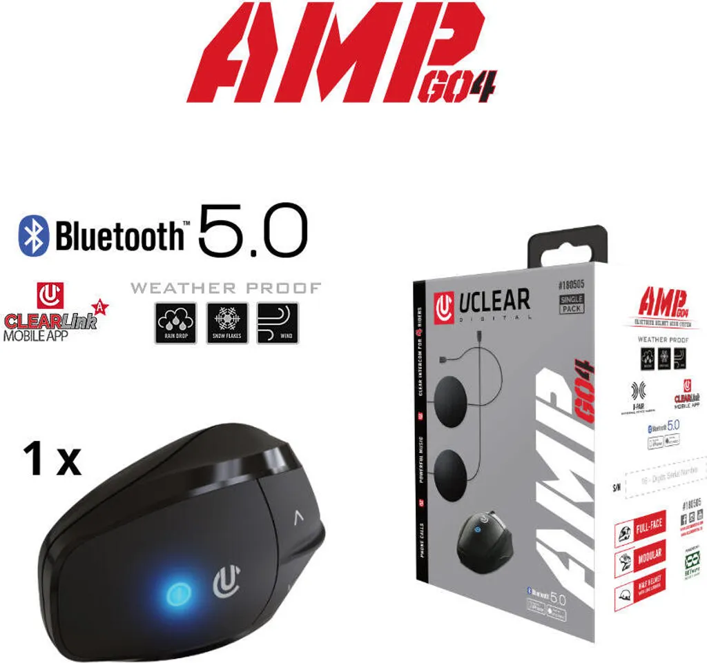UCLEAR AMP Go 4 Bluetooth 5.0 - Finissez-en avec le Bruit du Vent !