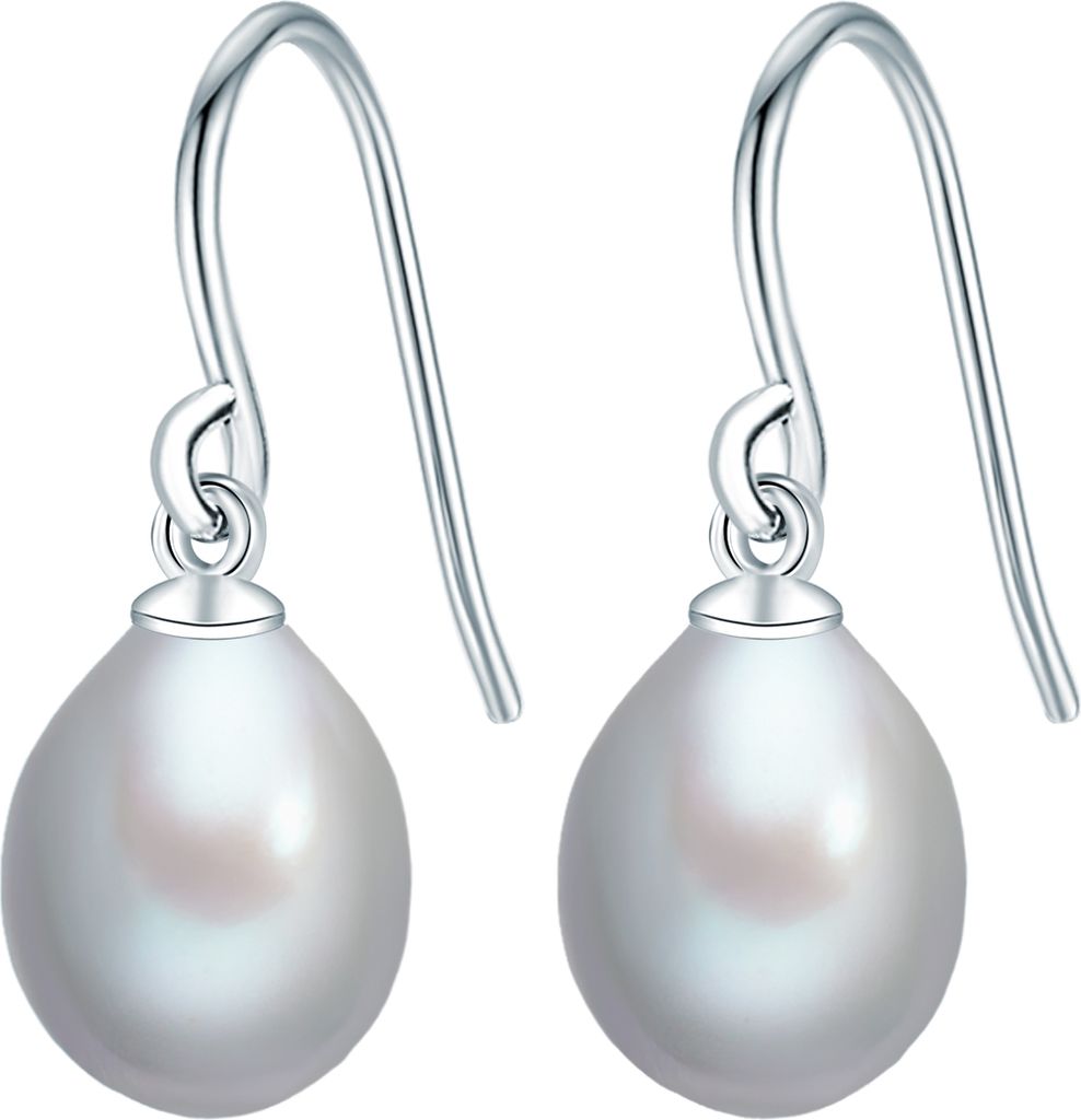 Valero Pearls Perlen-Ohrhänger Sterling Silber Süßwasser-Zuchtperle 60020068