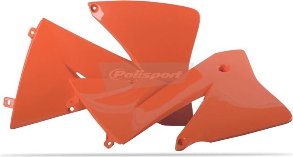 POLISPORT Kühlerspoiler seitlich passend für KTM EXC 01-02 Orange