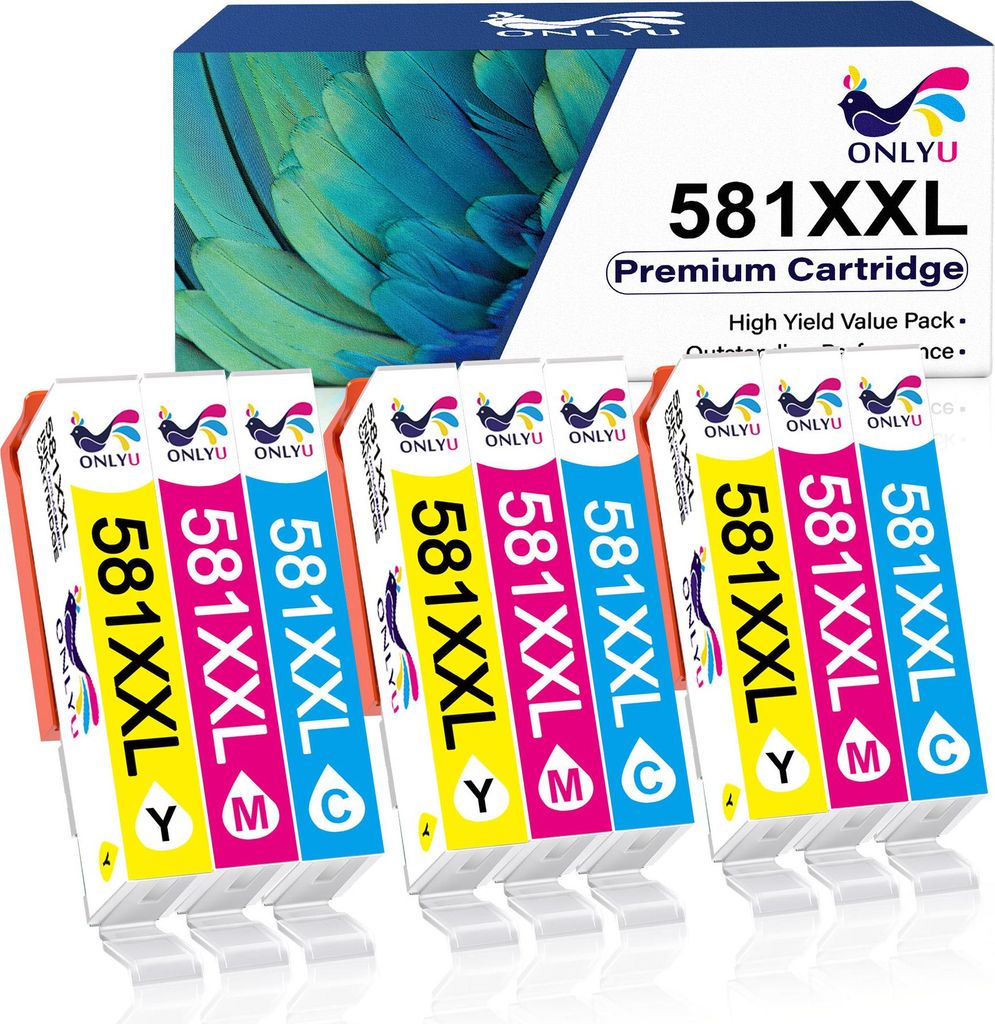 XXL PATRONEN für PGI-580 CLI-581 CANON Pixma TS705 TS6150 6350 9550 TR7550 8550