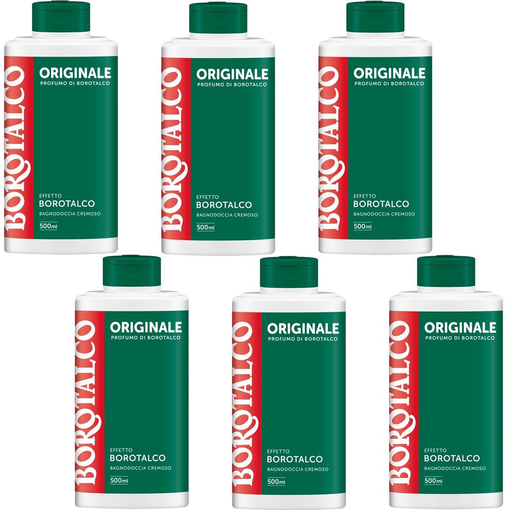 6x Borotalco Profumo di Borotalco Original Bagnodoccia Produktbild 