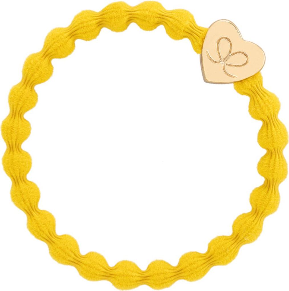 By Eloise London Gold Heart Mustard Yellow Produktbild 