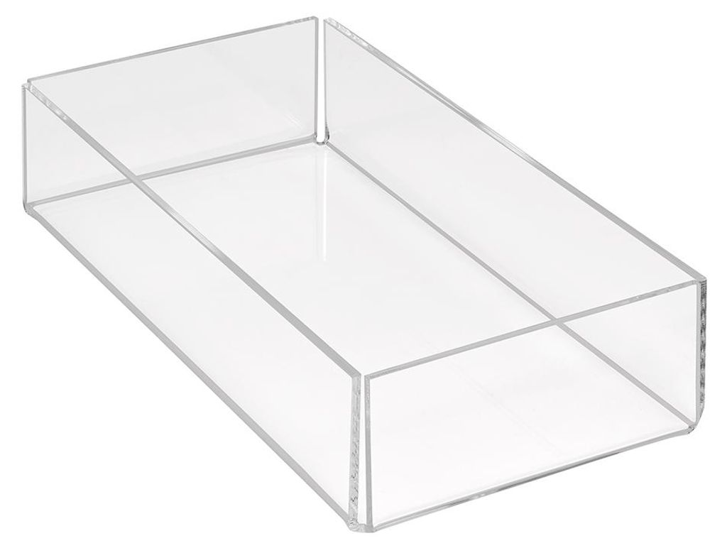 Ordnungsbox 50 mm Höhe Stellfläche ca. 110x220mm Ablagebox Präsentationsbox Acrylglas Zeigis