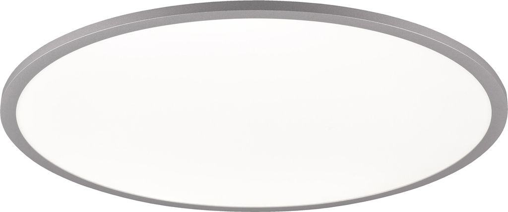 Trio Yuma LED Deckenleuchte 35W 60cm dimmbar Titanfarbig CCT einstellbare Lichtfarbe Nachtlicht indirekte Beleuchtung