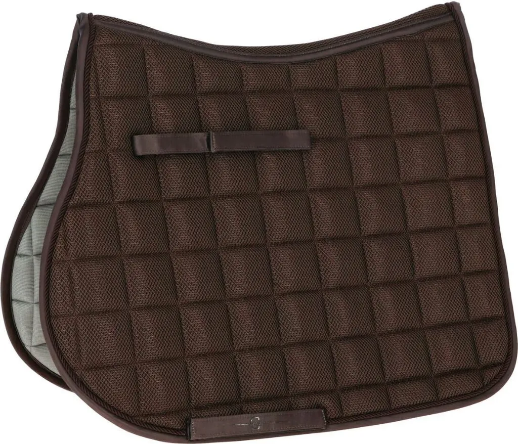 Tapis de dressage Covalliero Chocolate chabraque pour entraînement