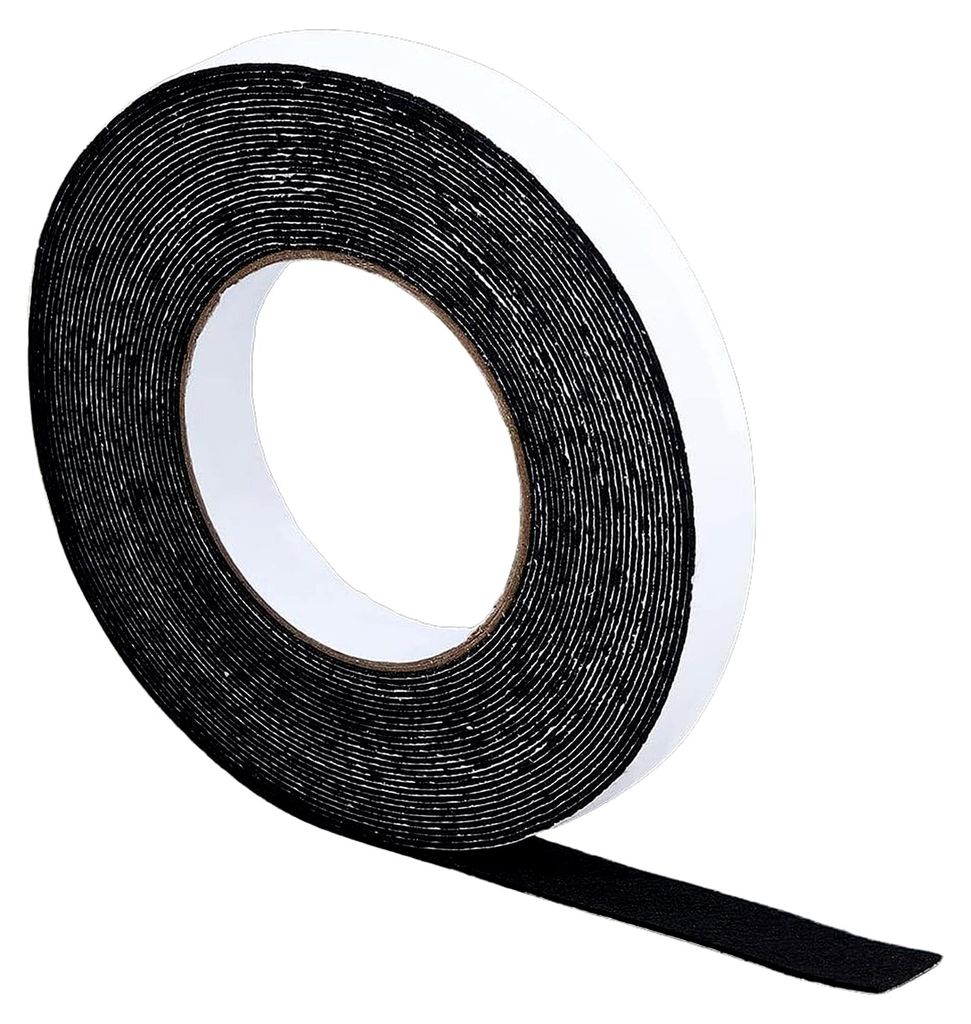 10 m Selbstklebendes Filzband 20mm Schwarze Filzrolle zum Schutz von Hartholzböden, Stühlen und Wänden