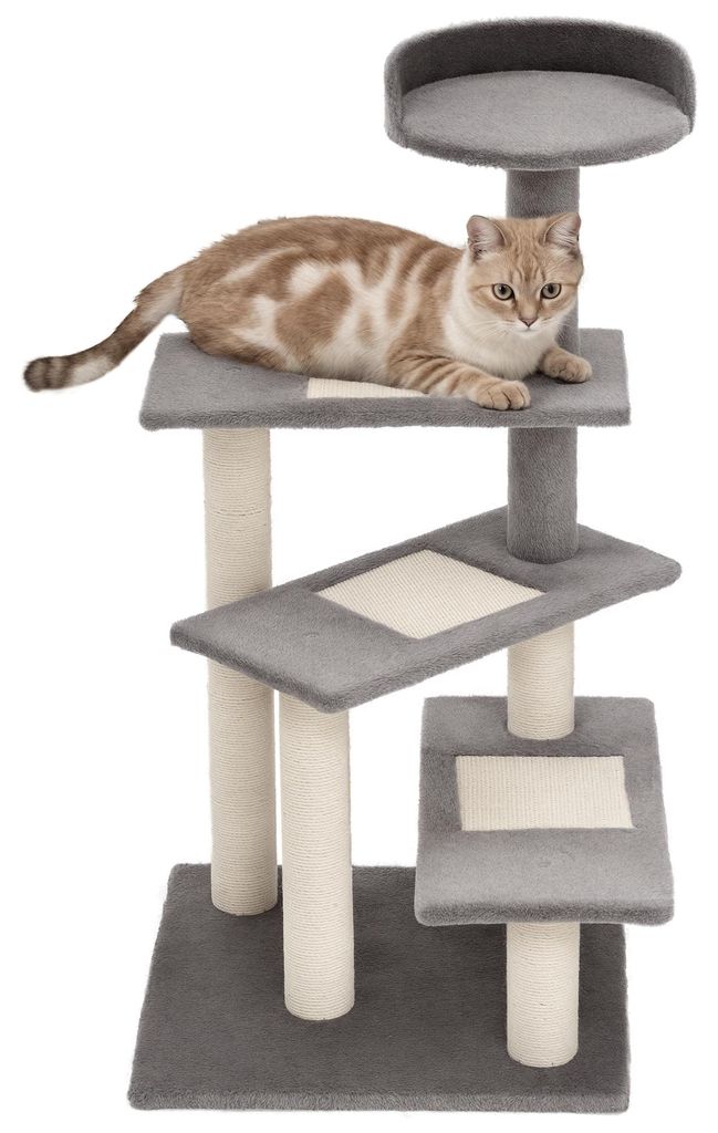 PawHut Kletterbaum Katzenbaum Spielbaum Katzenkratzbaum Produktbild 