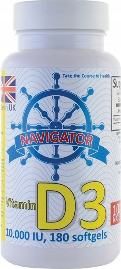 Navigator VITAMIN D3 10.000 VON LANOLINE 180 Kapseln Immunat Hochdosiert