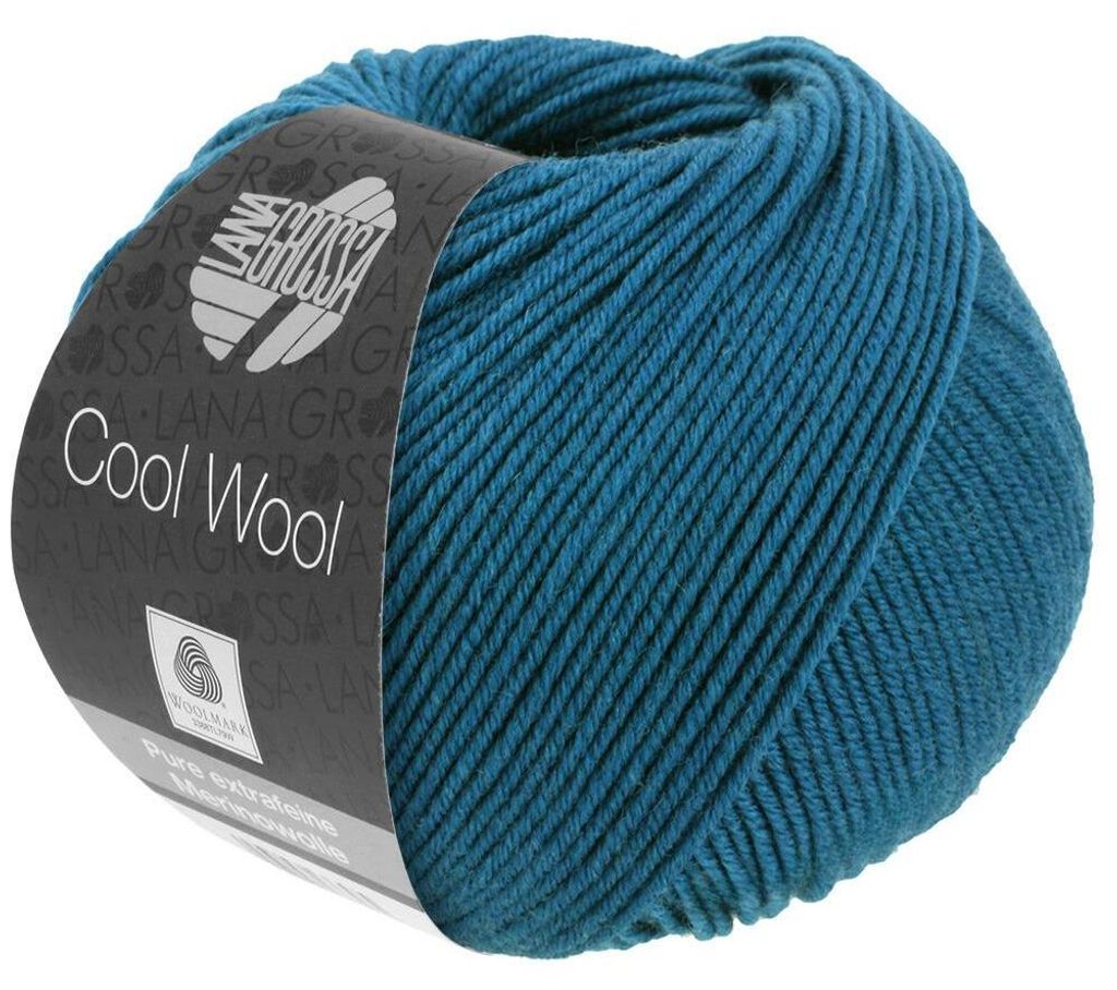 Lana Grossa - Cool Wool 2049 blaupetrol Produktbild 