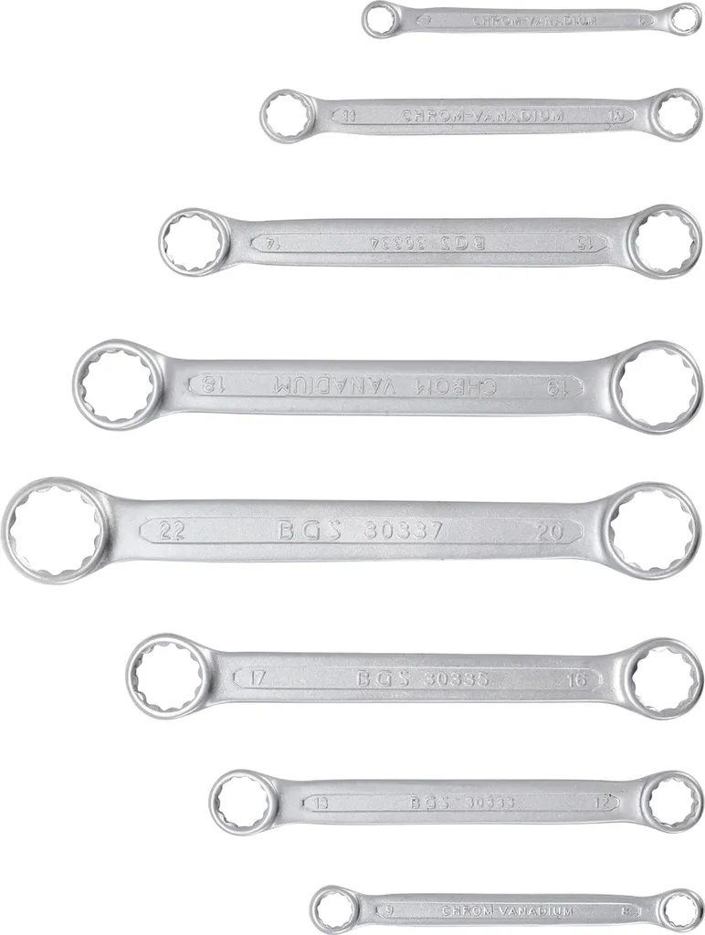 Clés Plates Mixtes BGS 30300 : Accédez aux Écrous Difficiles 6-22 mm