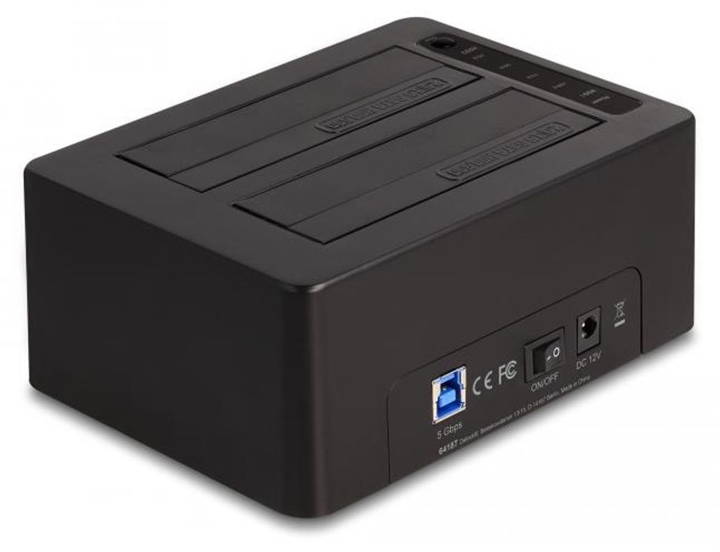 Delock - Alloggiamenti per docking station HDD / SSD: 2 - Immagine del prodotto 