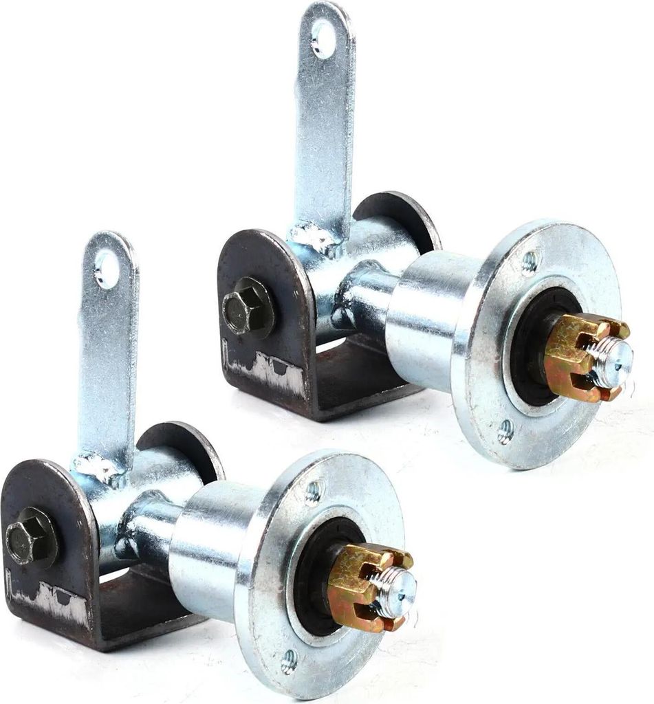 Go-Kart Radspindeln - 2-teiliges Set - Galvanisch beschichtetes Eisen - Leistungs-Upgrade - Verbesserte Stabilität - Für Rennkarts & Beach Buggie...
