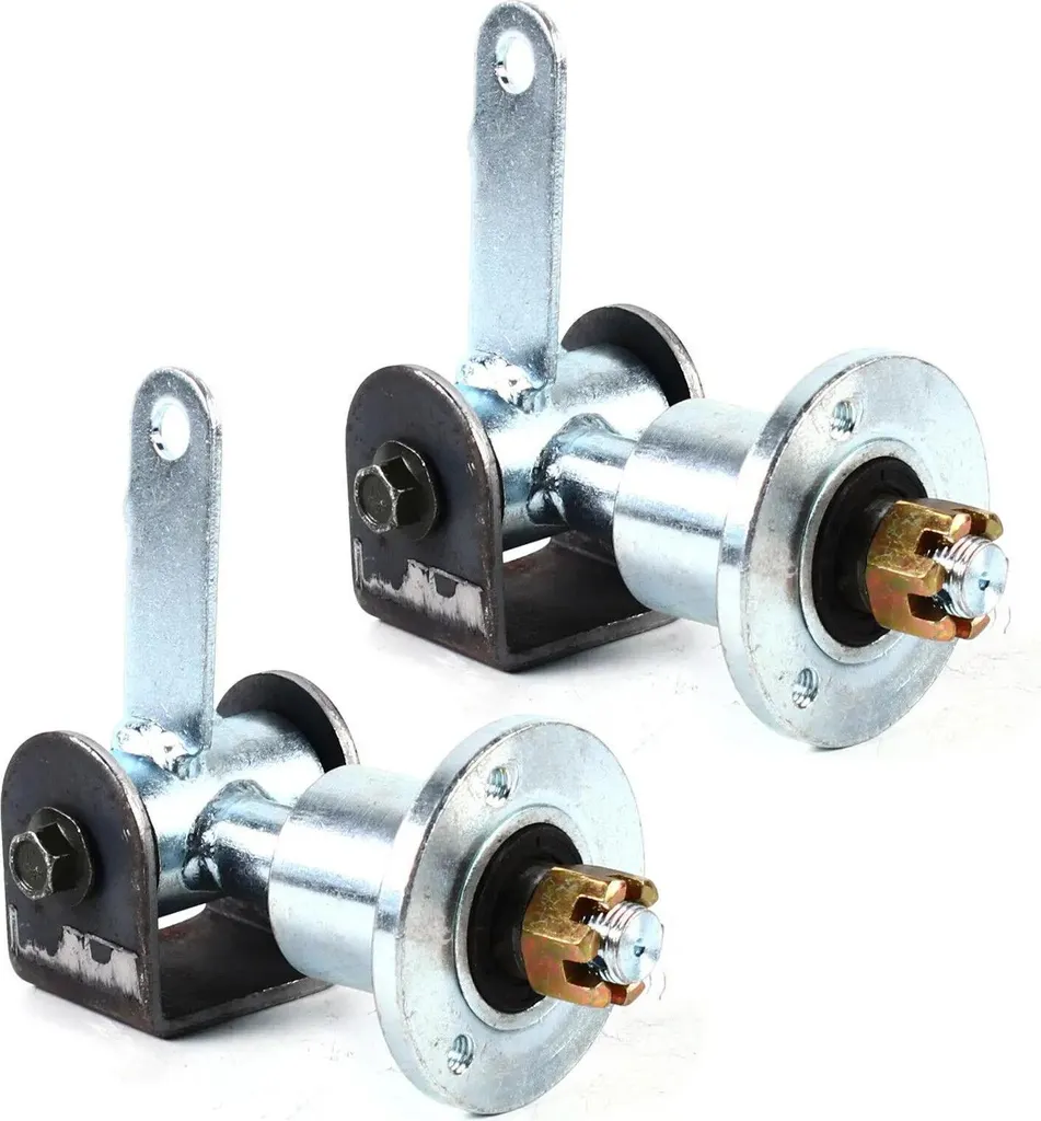 Axes de roue argent en fer galvanisé pour une stabilité de kart accrue