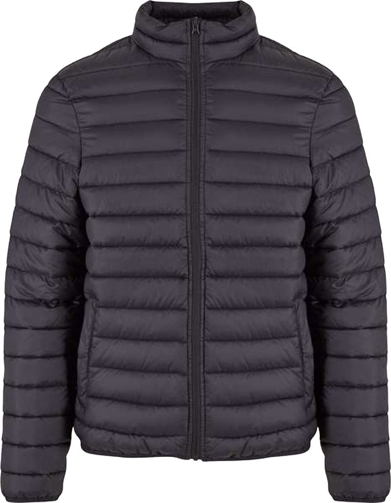 New Morning Studios - Steppjacke Leicht für Herren RW10705 (5XL) (Schwarz)