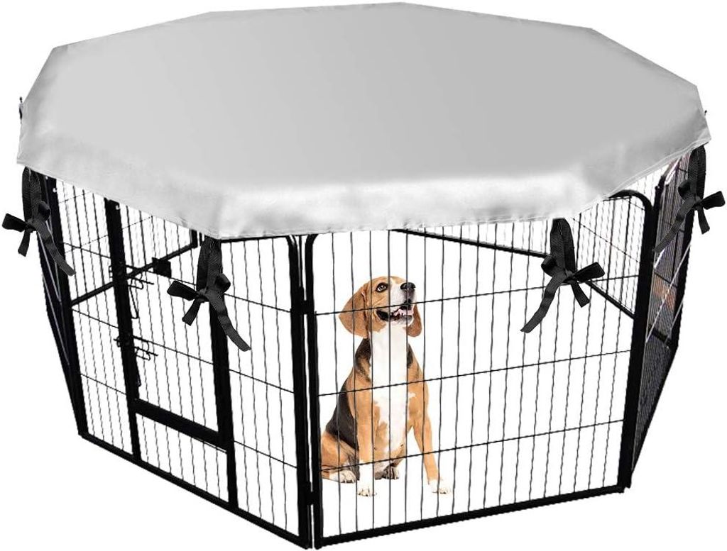 Hundebox-Abdeckung für drinnen und draußen – Doppelseitige, wasserdichte und winddichte Schutzhülle, passend für 61 cm (24 Zoll) große Boxen...