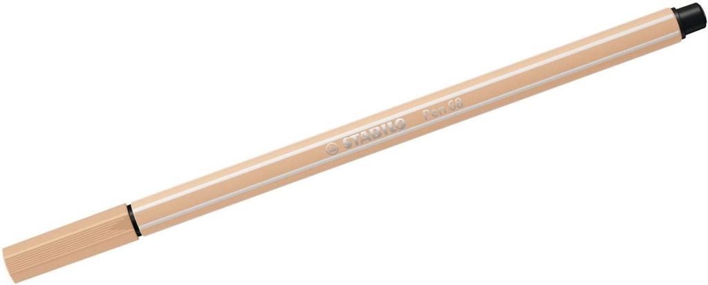 STABILO Pen 68, 1 Farben, Beige, Rundspitze, 1 mm, Beige, Produktbild 