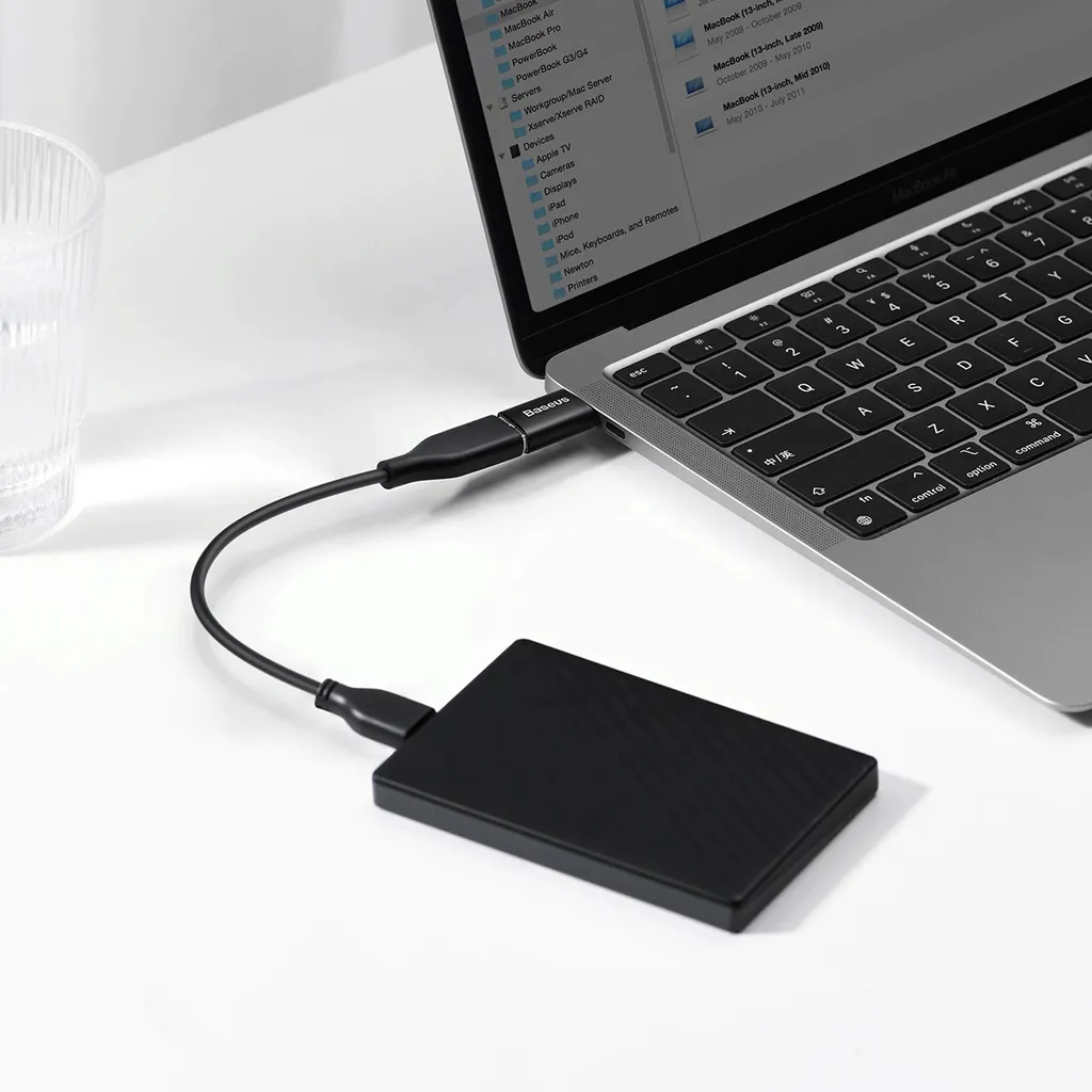 Adattatore USB C a USB A Baseus 10Gbps | Per Caricatore Auto e PC - 9